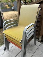 4 Gartenstühle \ Stappelstühle für zusammen Chf. 15.- 
